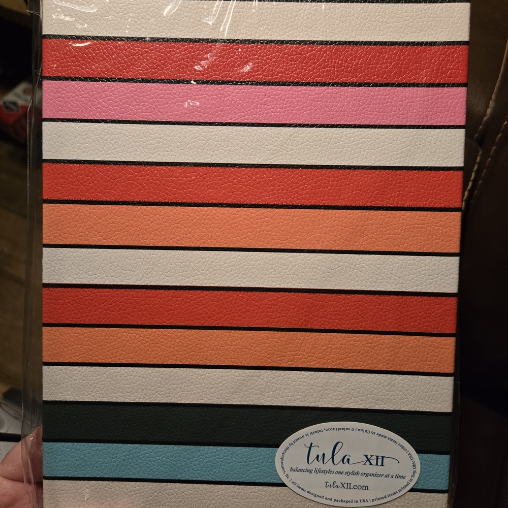 Tula XII Summer Splash Striped Blank Lined Jounal